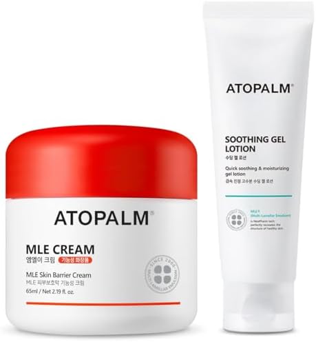 MLE Eczema Cream + Soothing Gel Lotion Bundle, 2-piece set