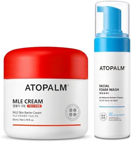 MLE Eczema Cream + Facial Foam Wash Bundle, 2-piece set